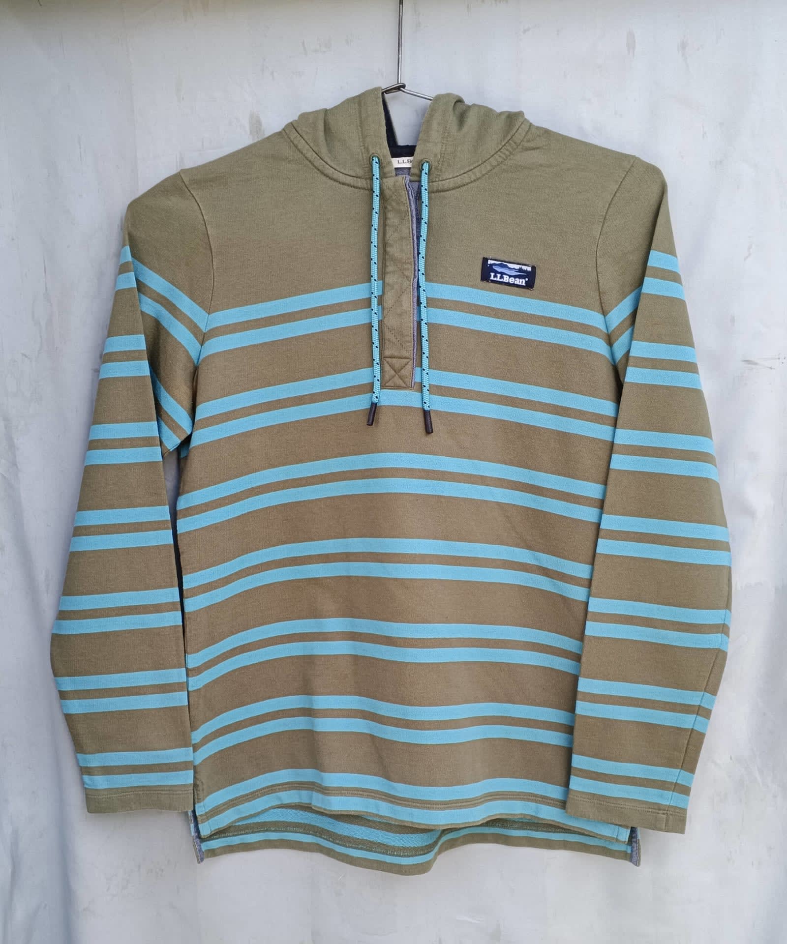 LL Bean Sueter Talla S Rayas Verde