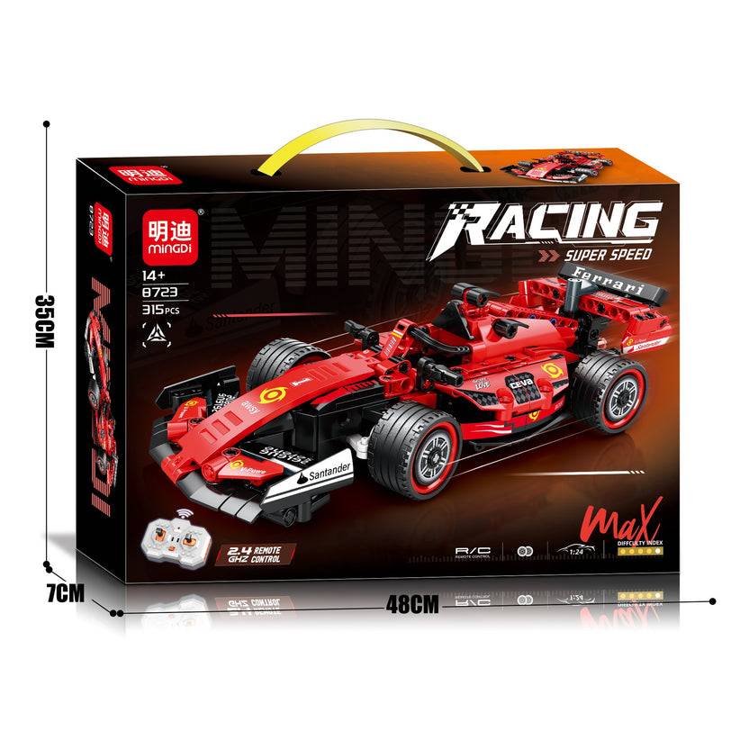 Auto F1 MINGDi de Bloques con Control — imagen 3