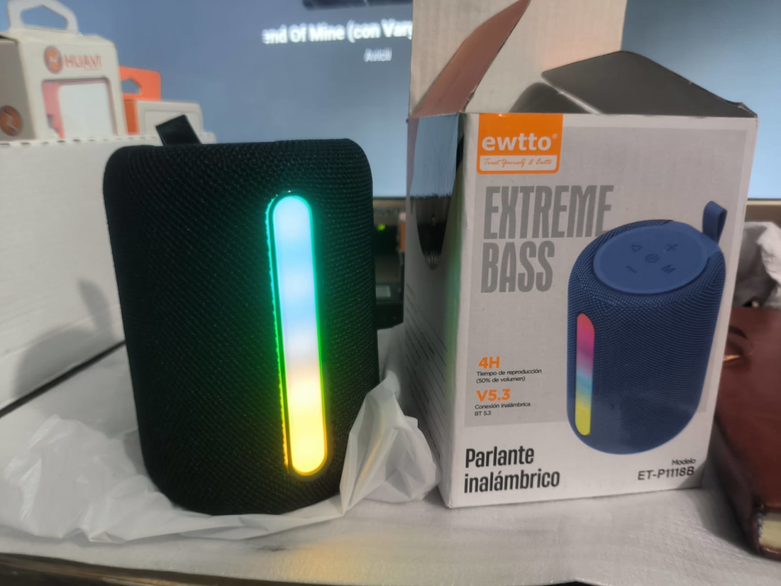 Parlante Bluetooth ewtto Extreme Bass — imagen 3