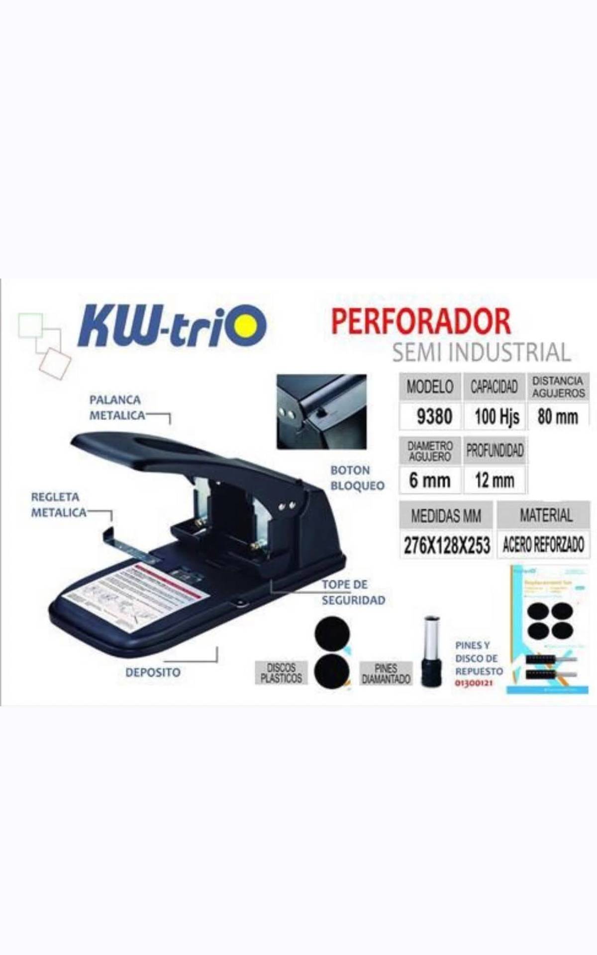 PERFORADORA SEMI INDUSTRIAL kw-trio — imagen 2
