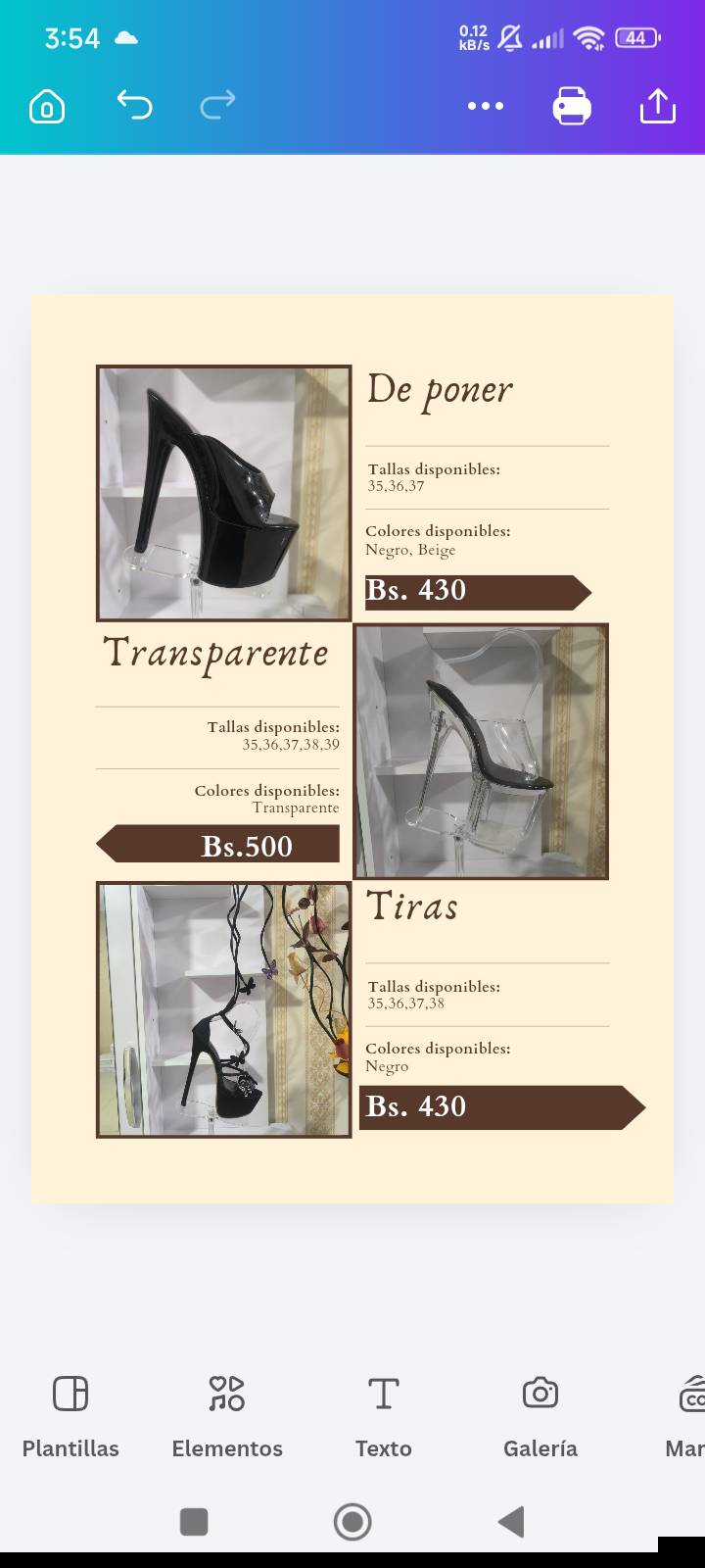 Tacones cochabamba — imagen 4