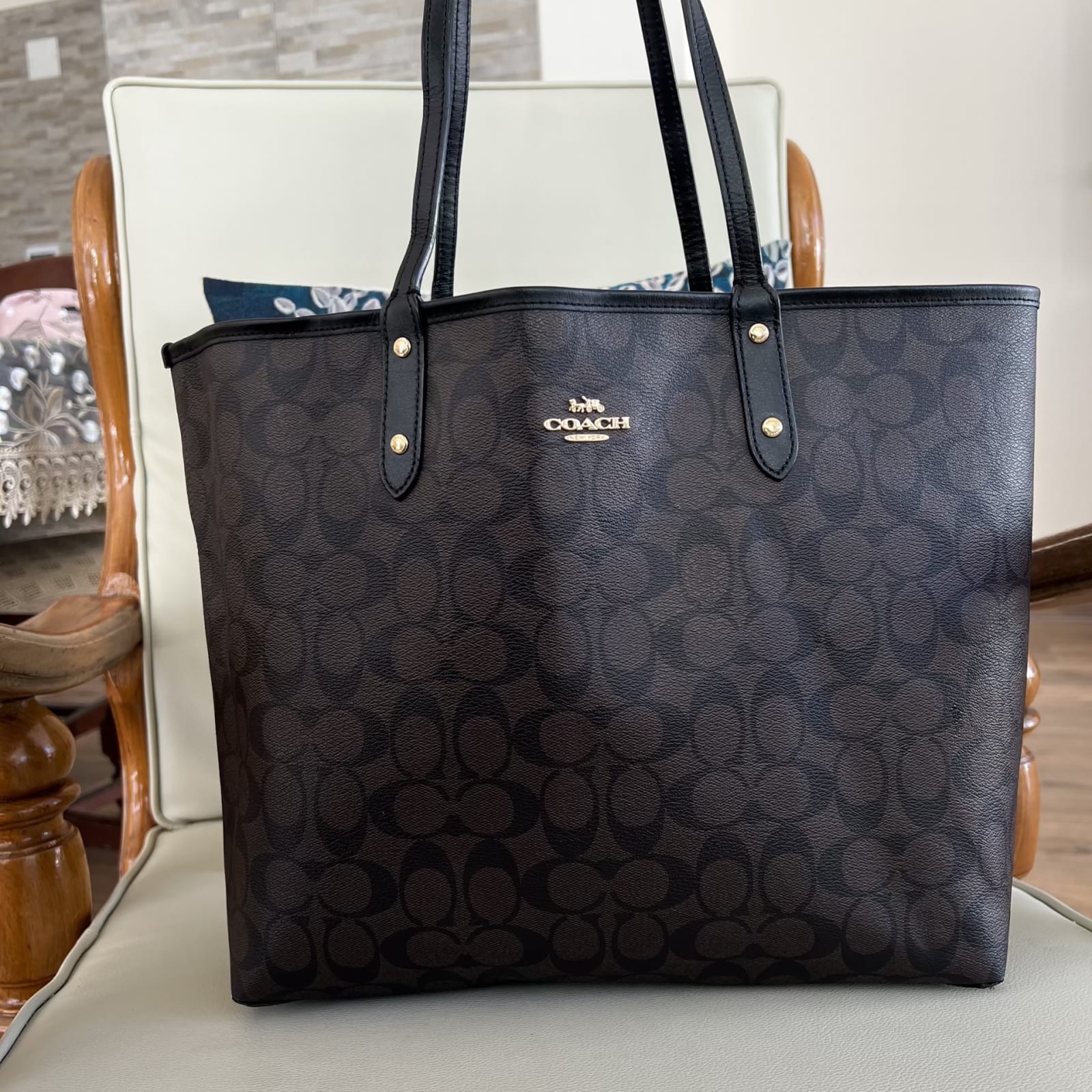 Cartera Coach doble cara Original — imagen 2