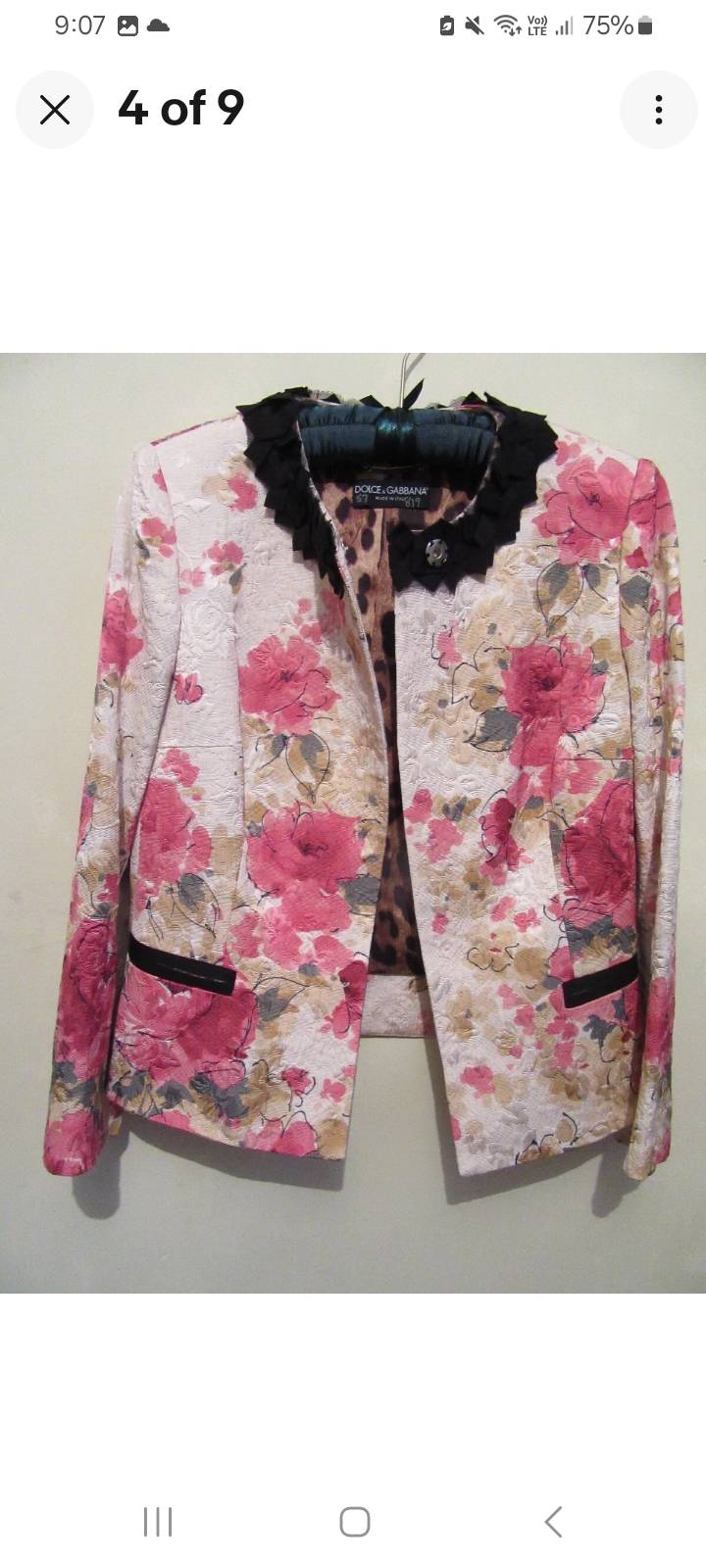 Chaqueta Dolce & Gabbana Floral — imagen 3