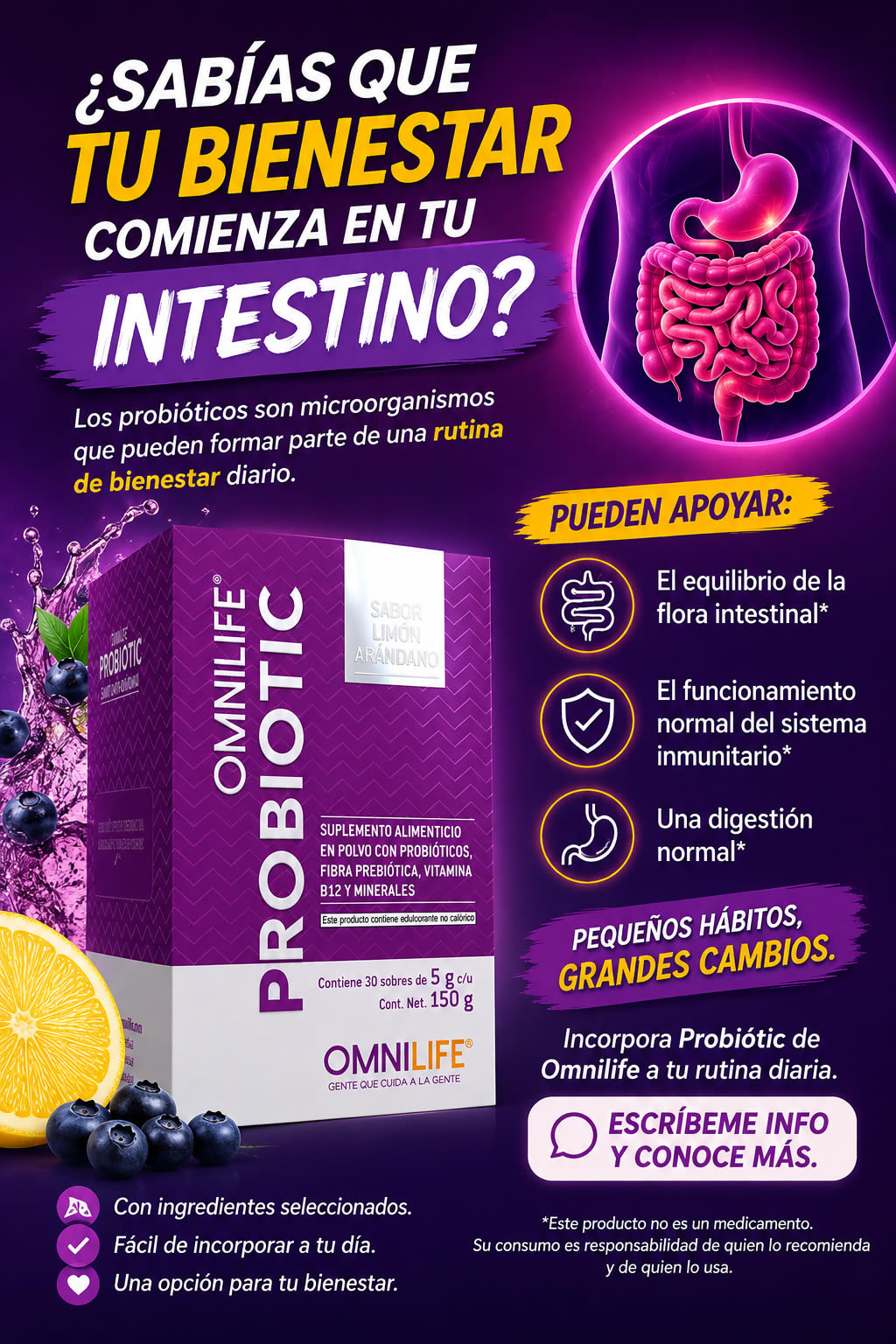 Omnilife Probiotic - Salud Intestinal