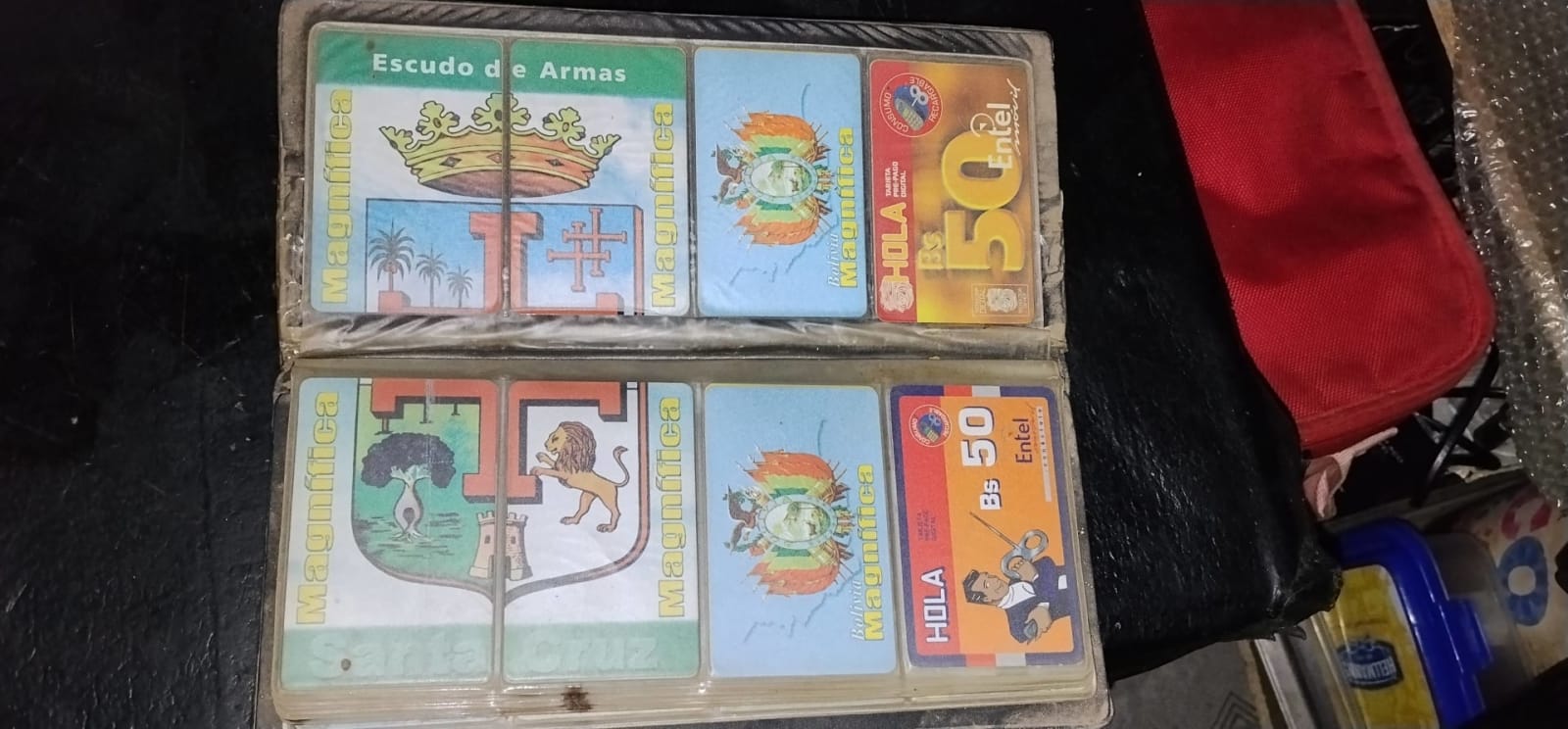 Tarjetas de colección de teléfono