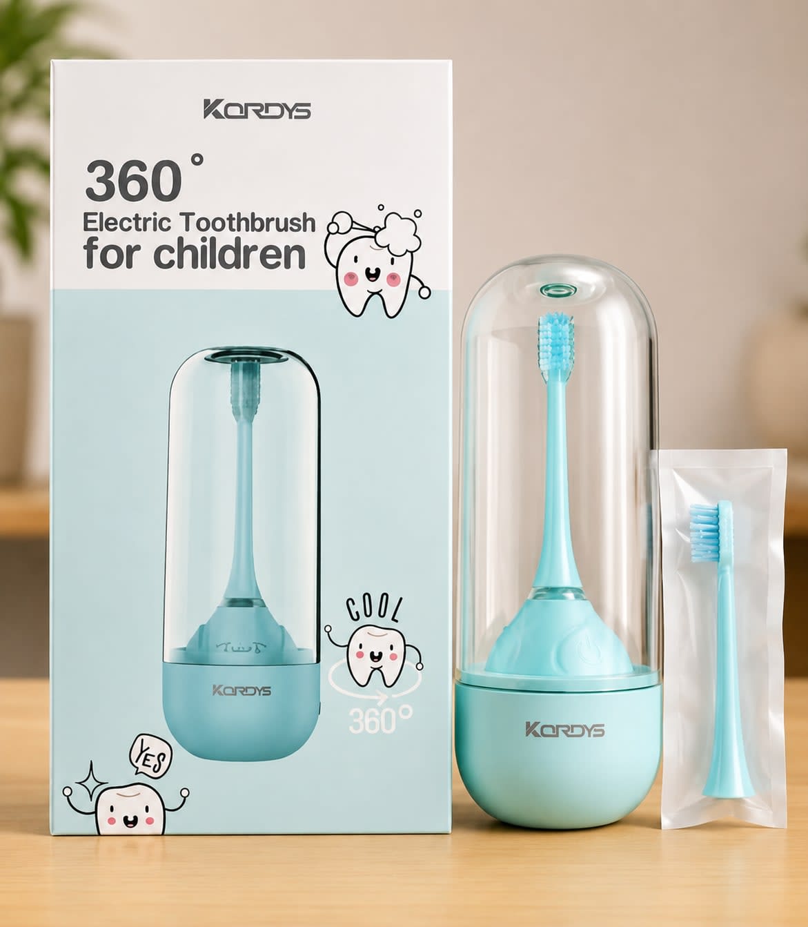 Cepillo Eléctrico Kordys 360° para Niños