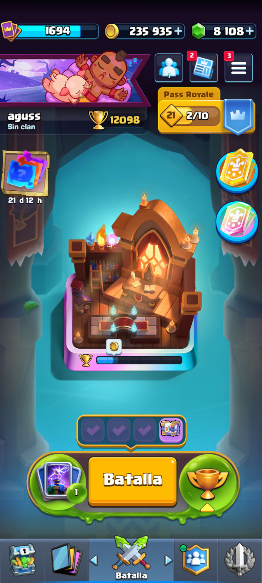 Cuenta Clash Royal,brawl stars,free fire