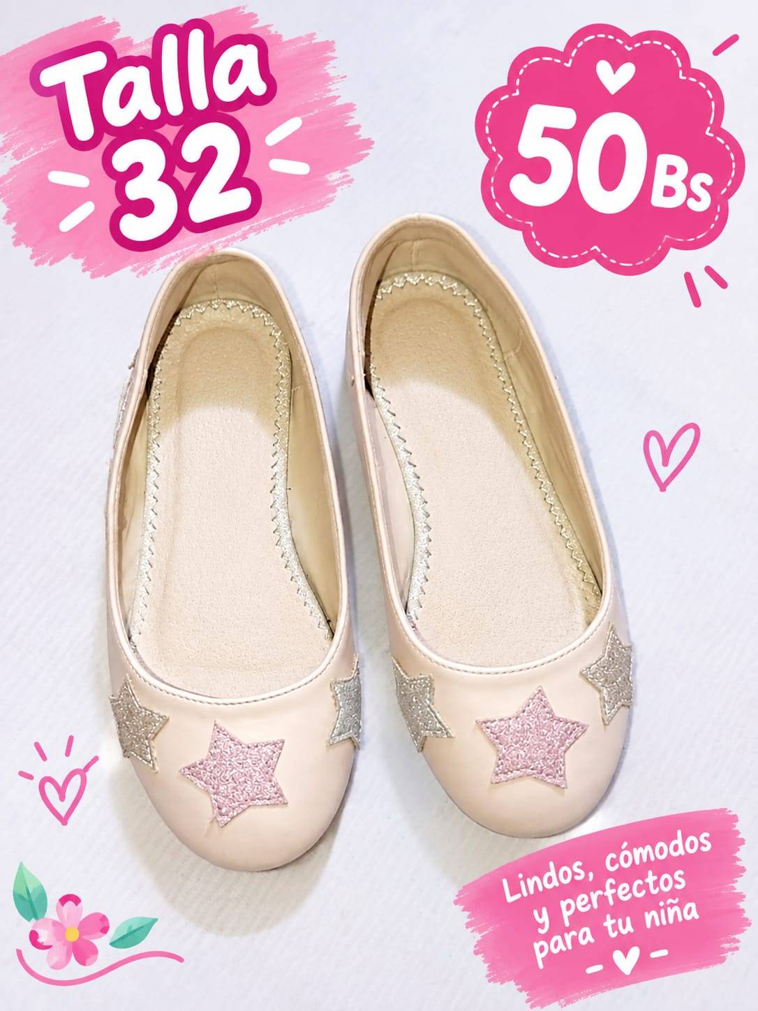 Hermosos zapatitos para niña