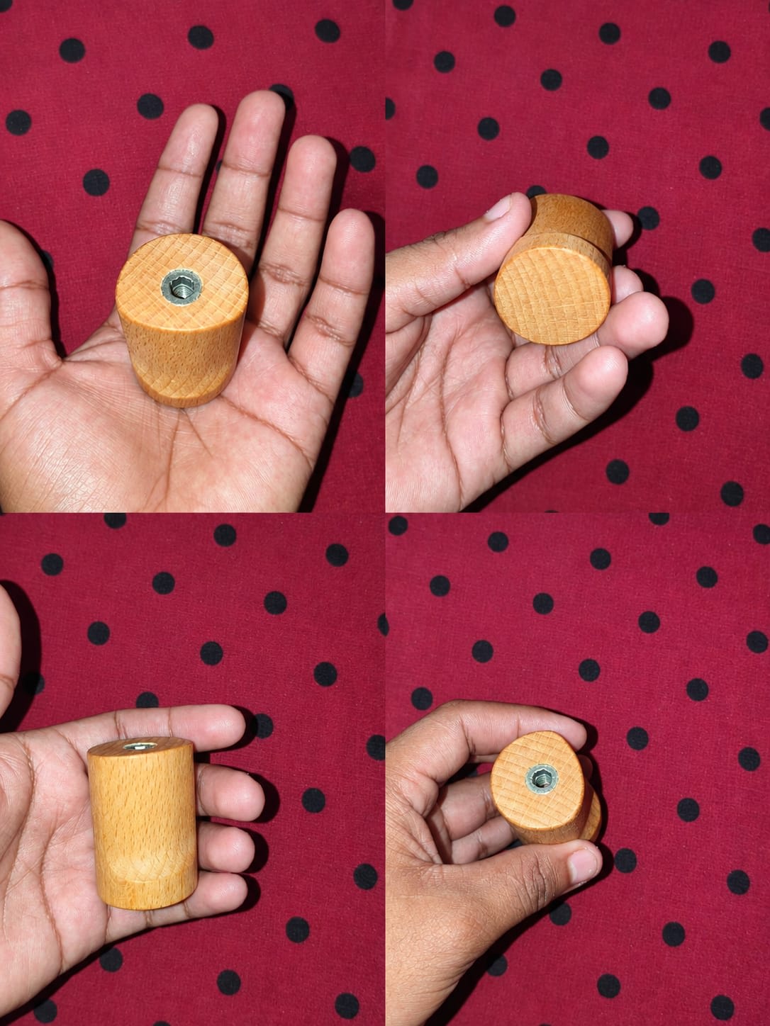 Juego de 6 patas de madera para muebles