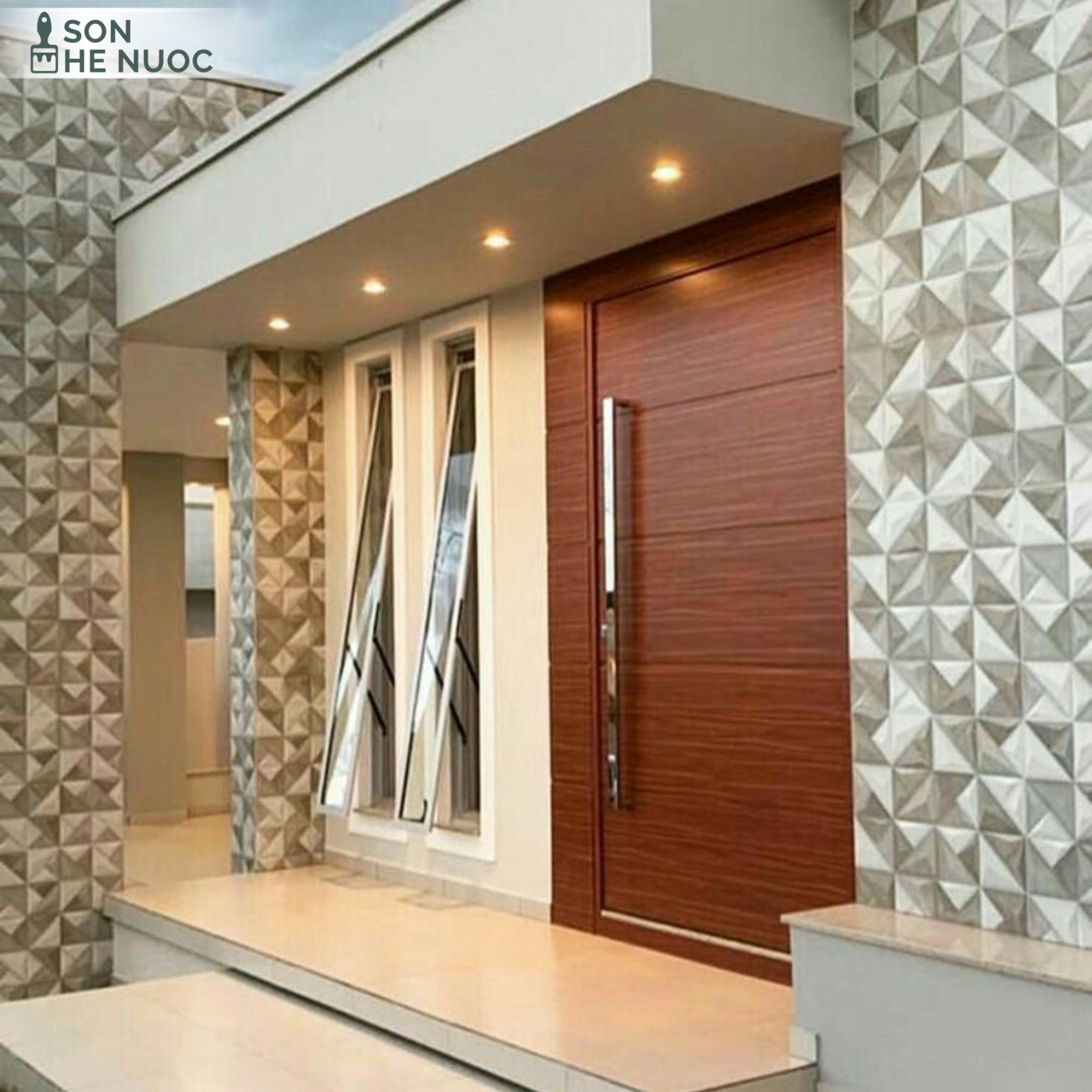 Phối màu sơn sắt giả gỗ theo phong cách