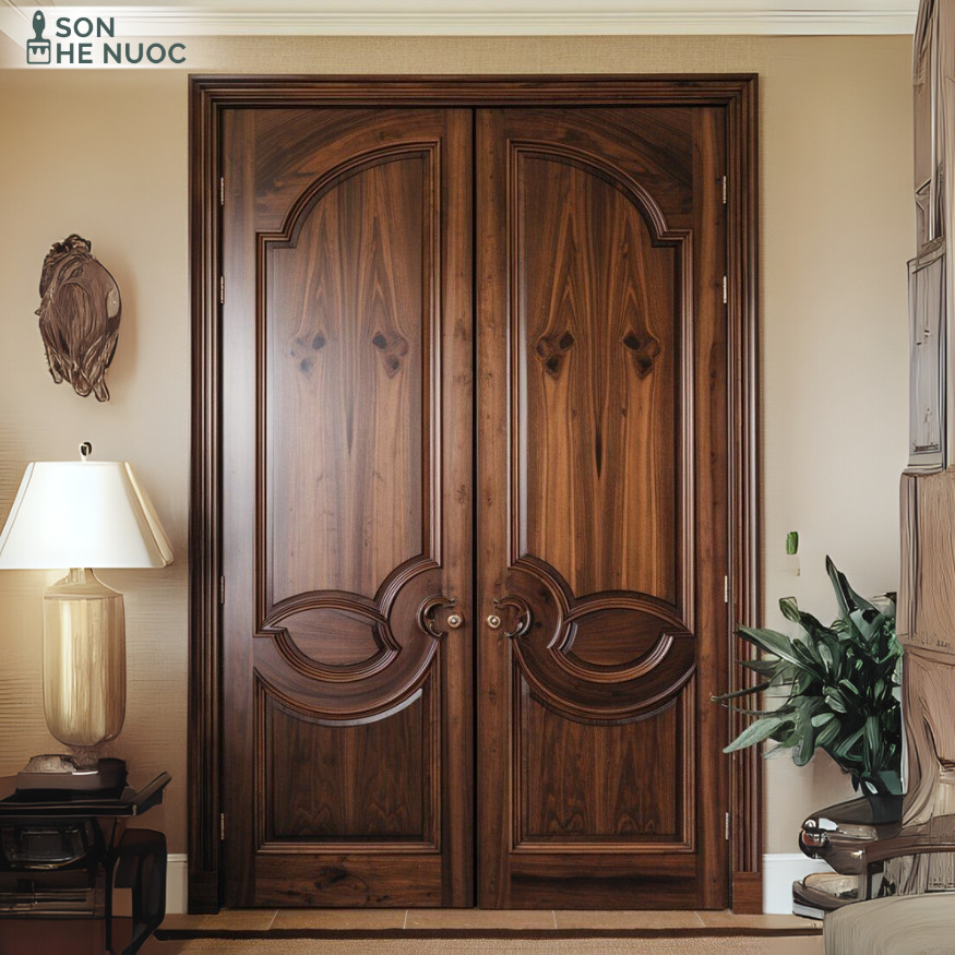 Màu sơn sắt giả gỗ phong cách tropical/resort