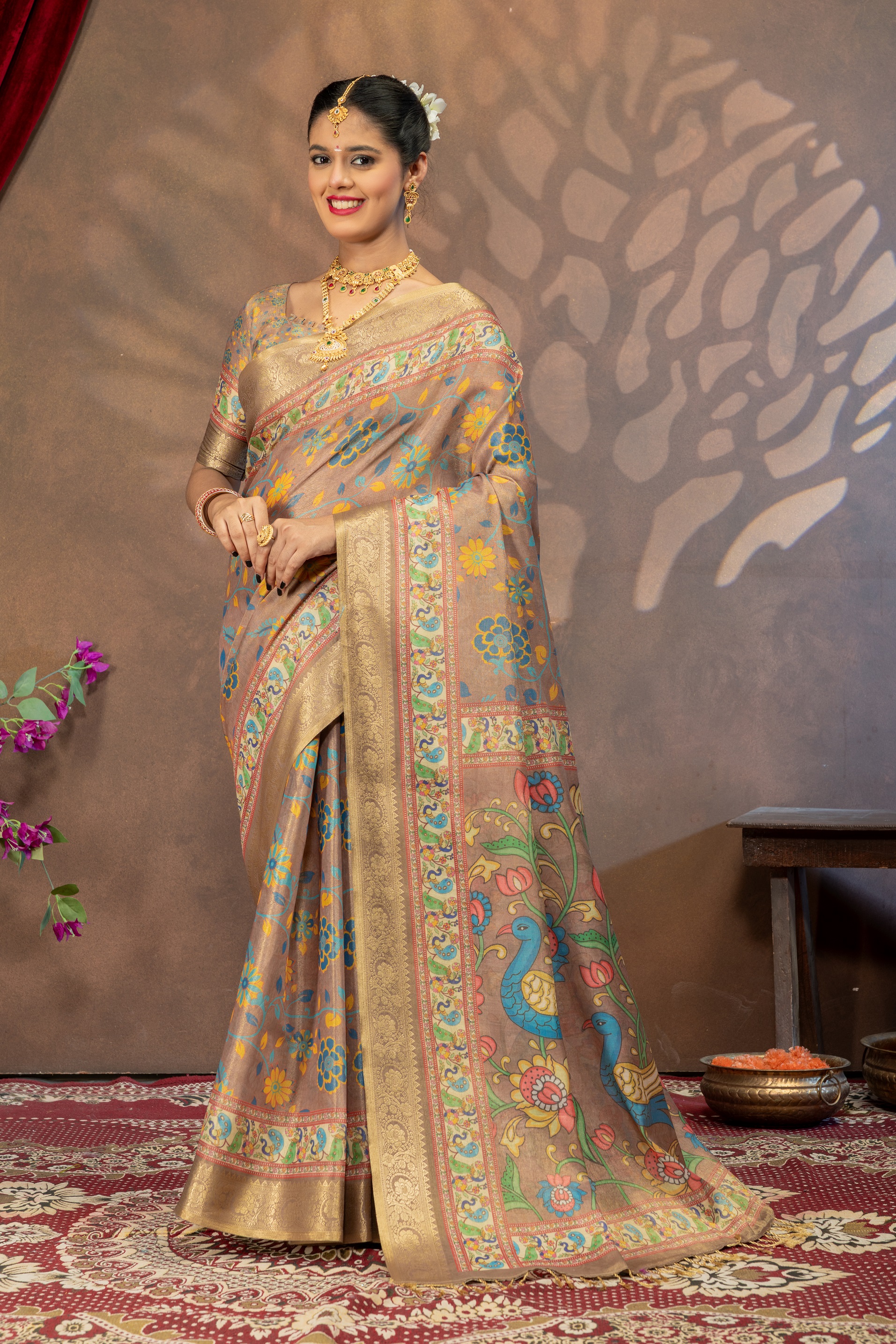Kalamkari Saree