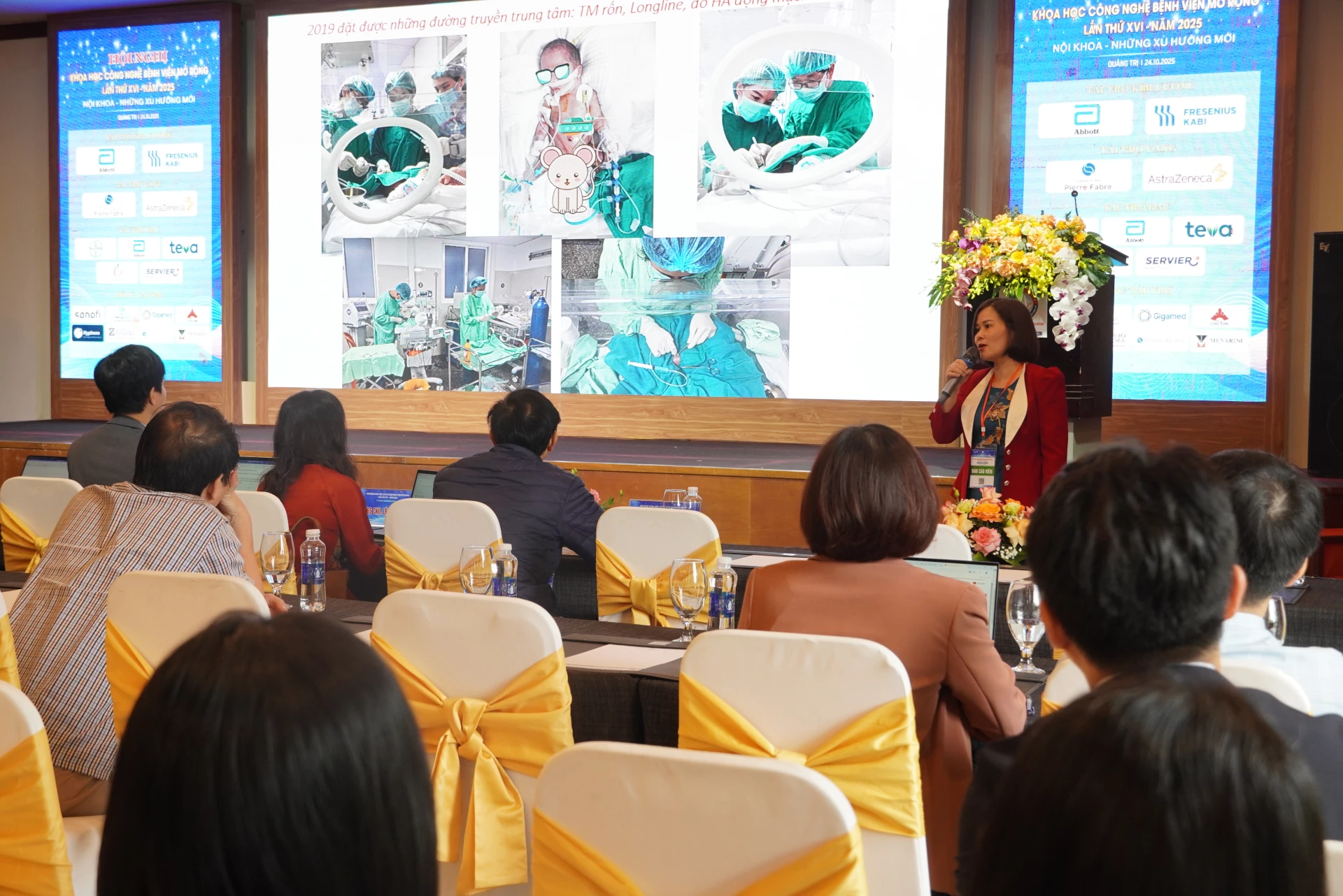 Hội nghị nghe các báo cáo viên trình bày báo cáo khoa học - Ảnh: H.L