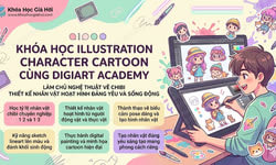 Khóa Học Illustration: Character Cartoon Cùng Digiart Academy