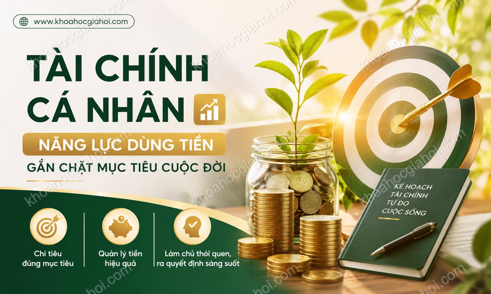 Khóa Học Tài Chính Cá Nhân – Năng Lực Dùng Tiền Gắn Chặt Mục Tiêu Cuộc Đời