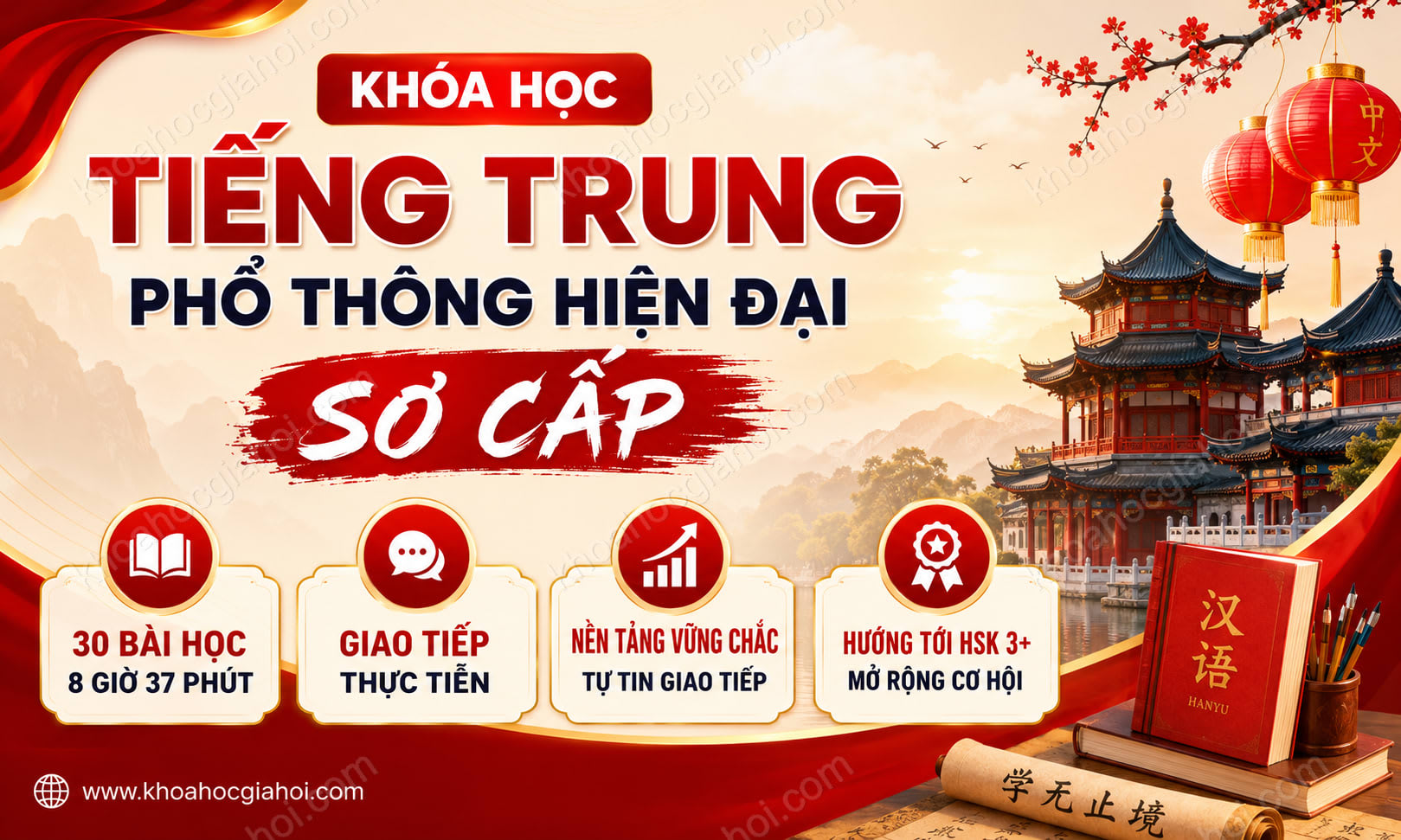 Khóa Học Tiếng Trung Phổ Thông Hiện Đại Sơ Cấp