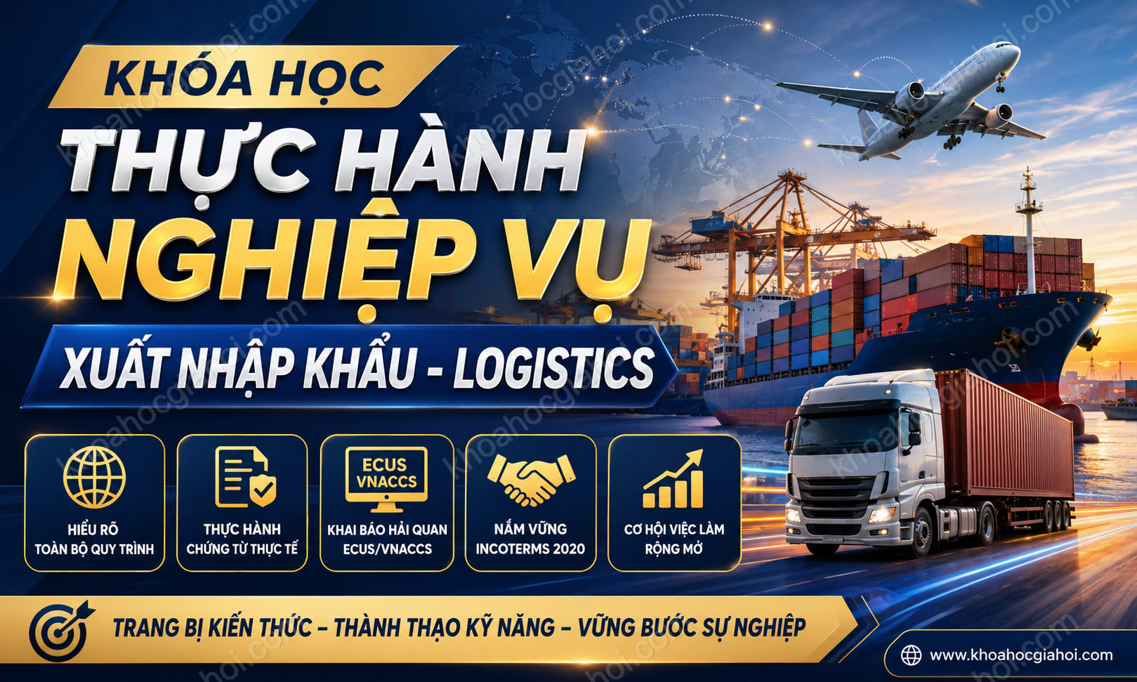 Khóa Học Thực Hành Nghiệp Vụ Xuất Nhập Khẩu - Logistics
