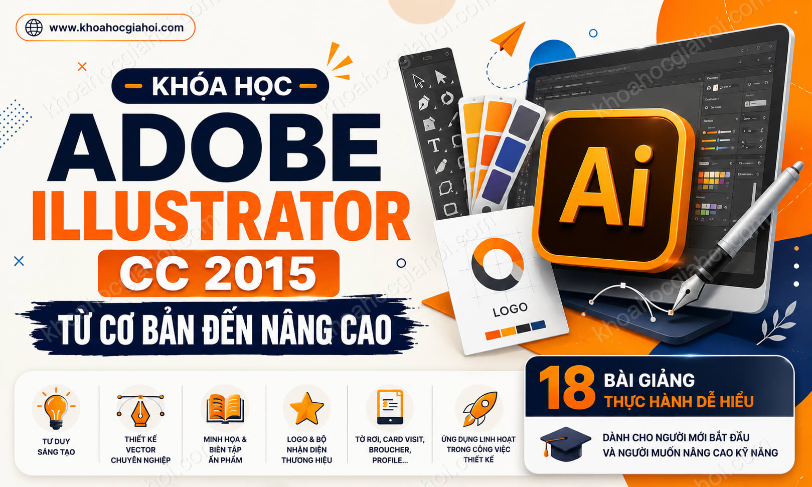 Khóa Học Adobe Illustrator Cc 2015 Từ Cơ Bản Đến Nâng Cao