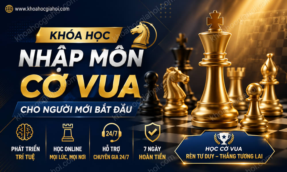 Khóa Học Nhập Môn Cờ Vua Cho Người Mới Bắt Đầu