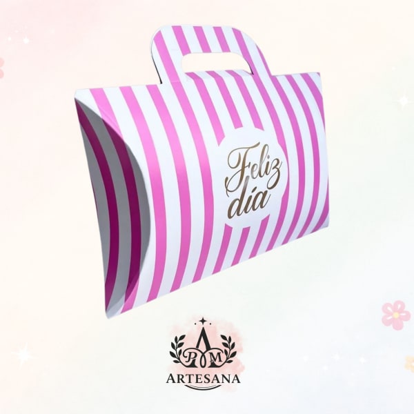 MALETIN ROSADO 21X6X17