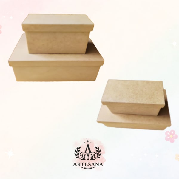 Caja Rectangular MDF 24x14x10 cm