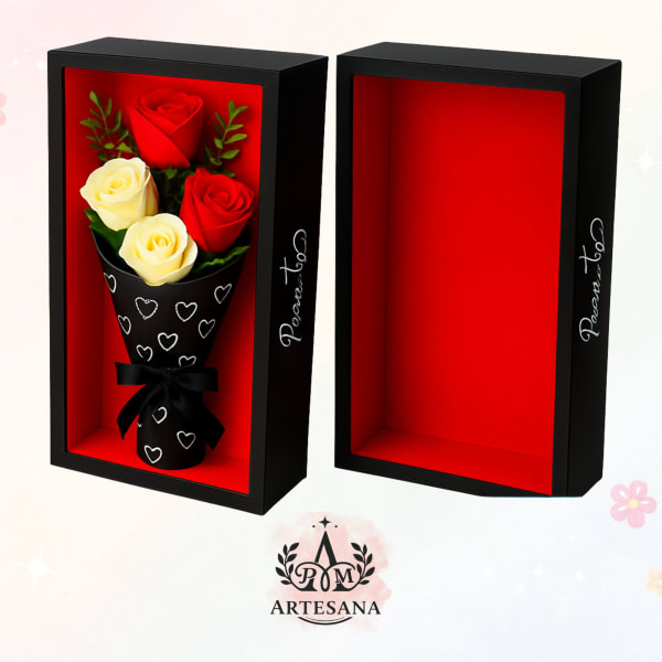 Estuche Premium "Para Ti" – Elegancia en Rojo y Negro 🌹