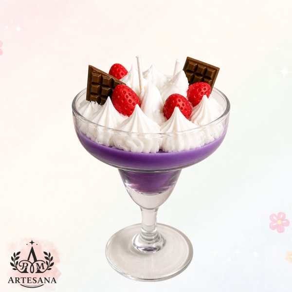 Vela Copa Sweet Love 🍓🕯️