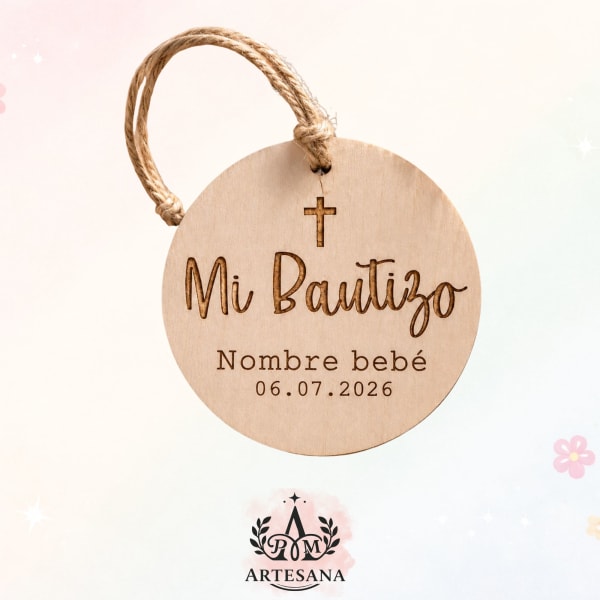 Recordatorio Mi Bautizo mdf