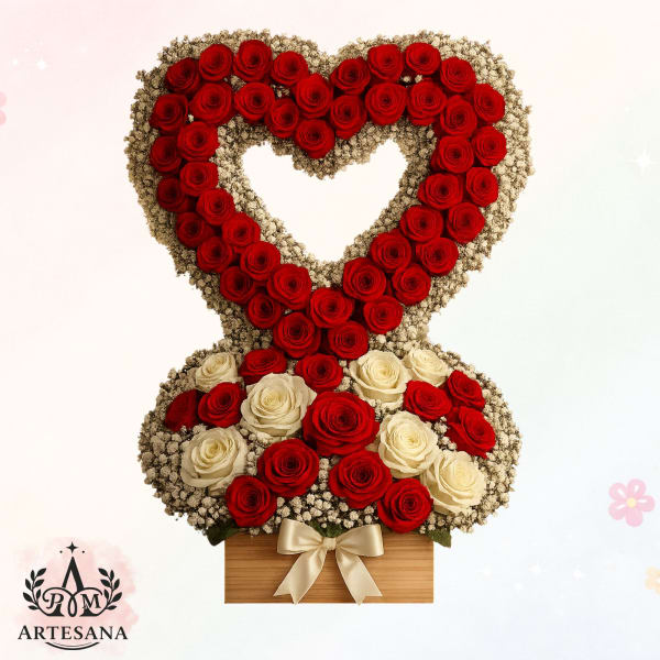 💝 Arreglo Floral Infinito Amor