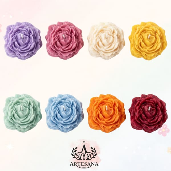 Vela en forma de Peonia