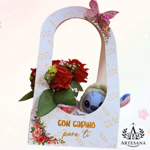🎁 Caja Canasta Floral