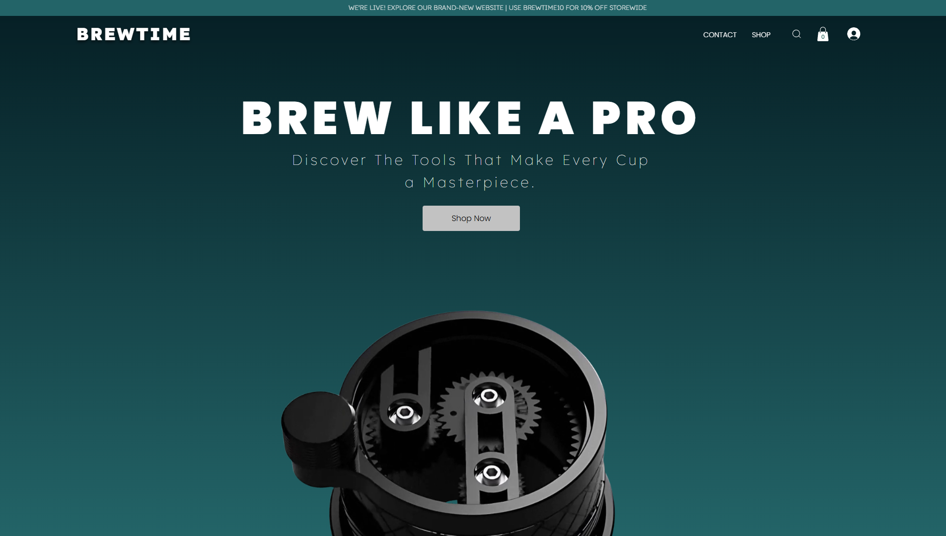 New Website Homepage