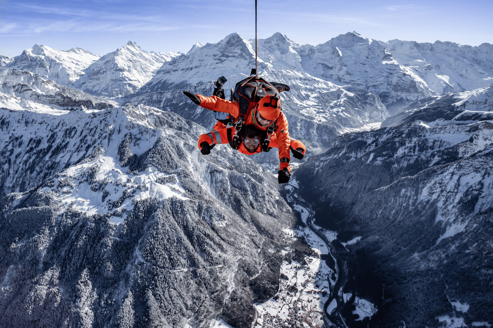 1. Skydiving in Interlaken, Switzerland