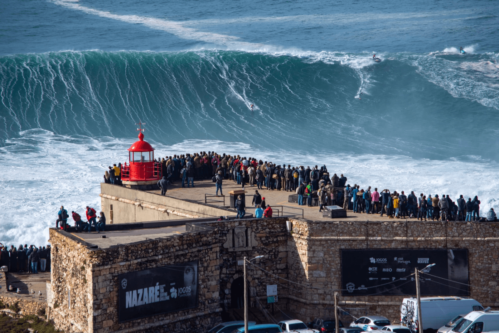 2. Big Wave Surfing in Nazaré, Portugal