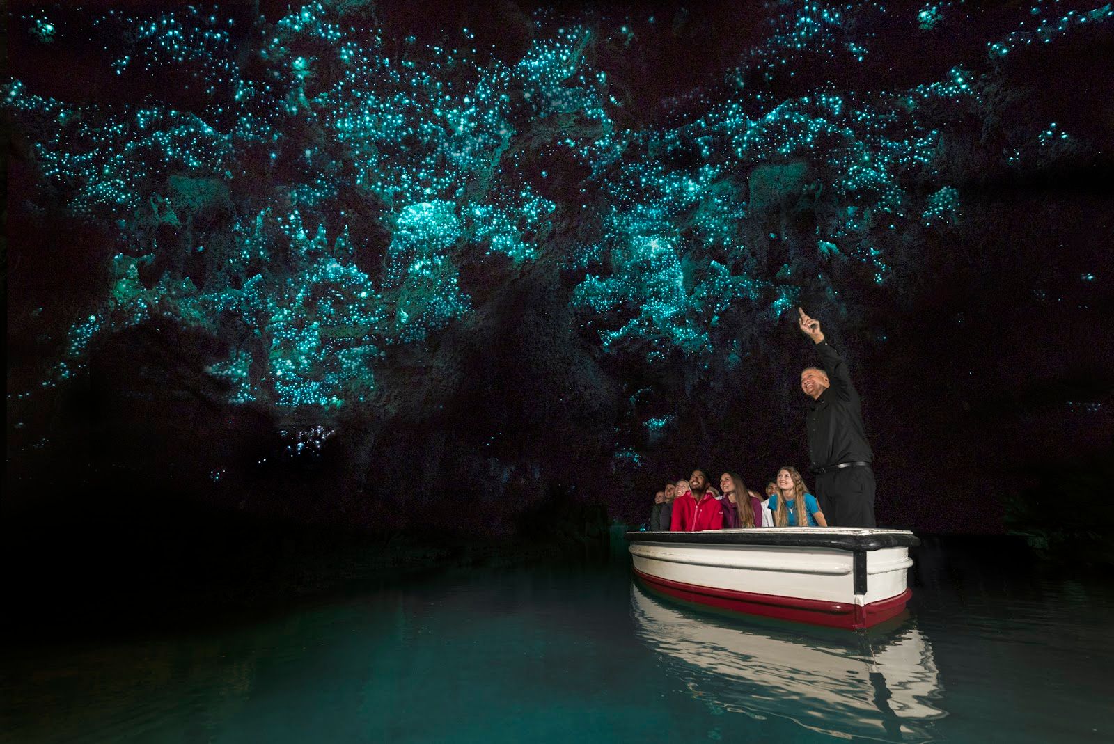 Waitomo Caves, New Zealand: Glowing Blue Wonderland