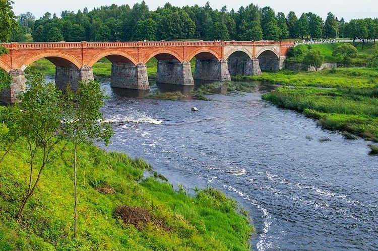 Walk Across the Kuldiga Brick Bridge - Kuldīga - Latvia