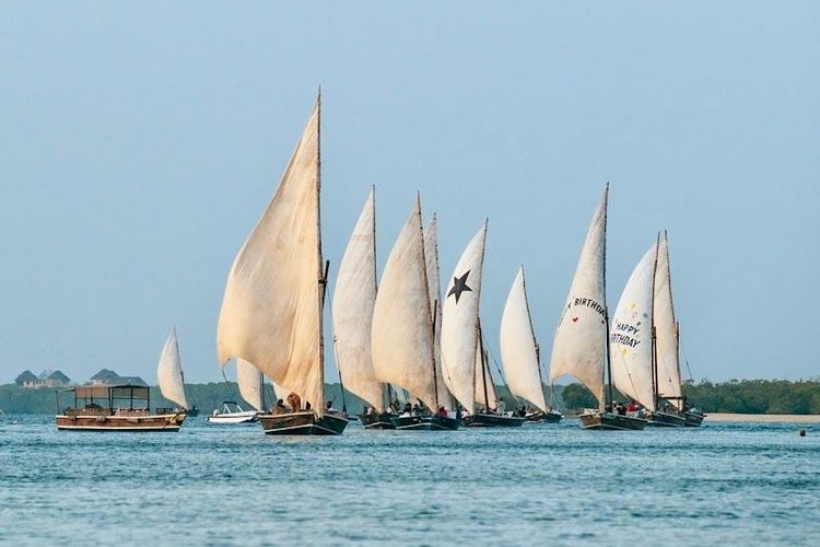 Dhow sailing around the archipelago - Lamu - Kenya