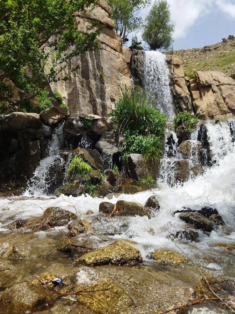 Explore Ganjnameh Inscriptions and Waterfall