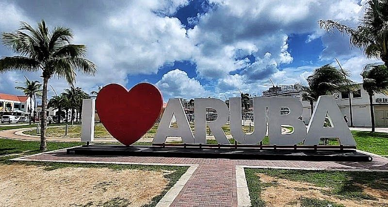 I Love Aruba Sign