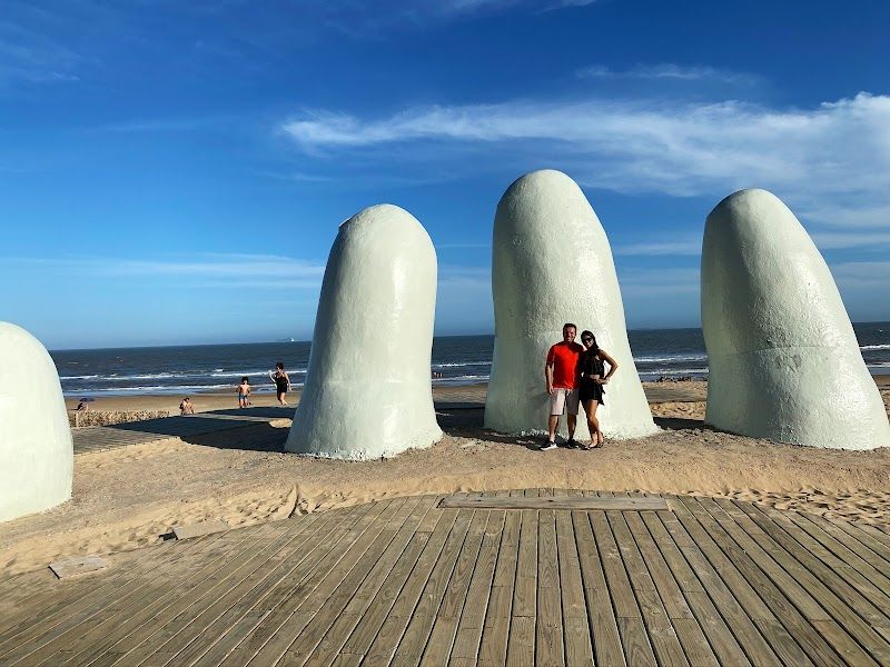 Visit Playa Brava and see La Mano (The Hand)
