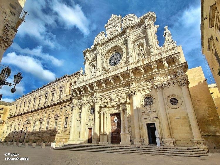 Explore the historic center and admire the Baroque architecture, including Piazza del Duomo and Basilica di Santa Croce - Lecce - Italy