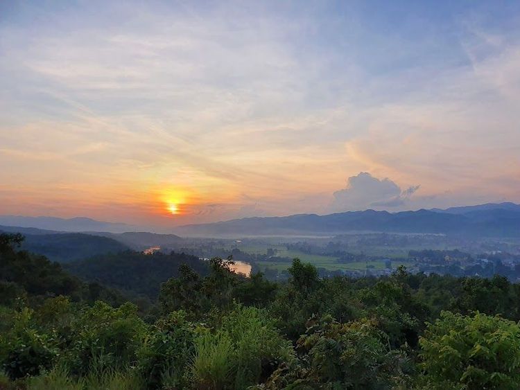 Sunset at Five Buddha Hill - Nyaung-U - Myanmar (Burma)