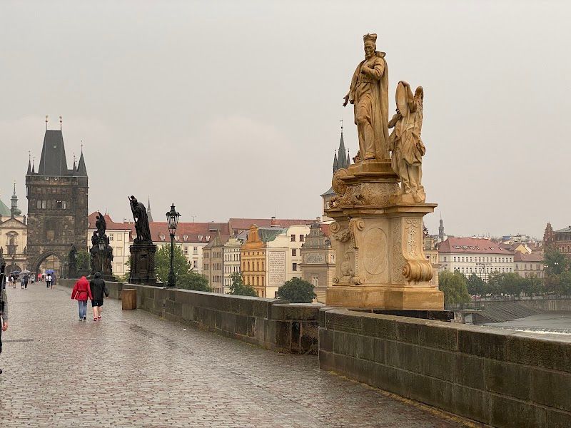 Walk across Charles Bridge