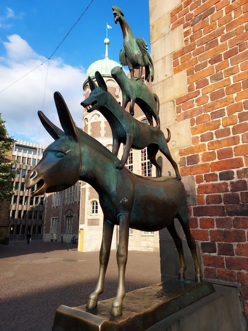 Explore the Bremen Town Musicians Statue