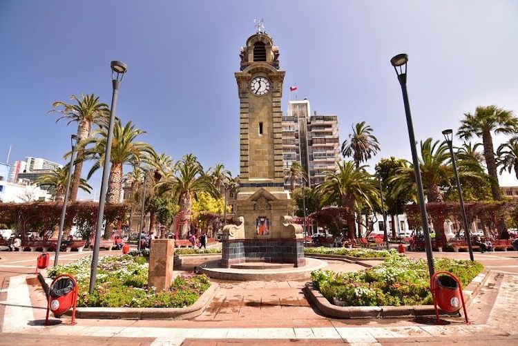 Plaza Colón and Antofagasta Cathedral - Antofagasta - Chile