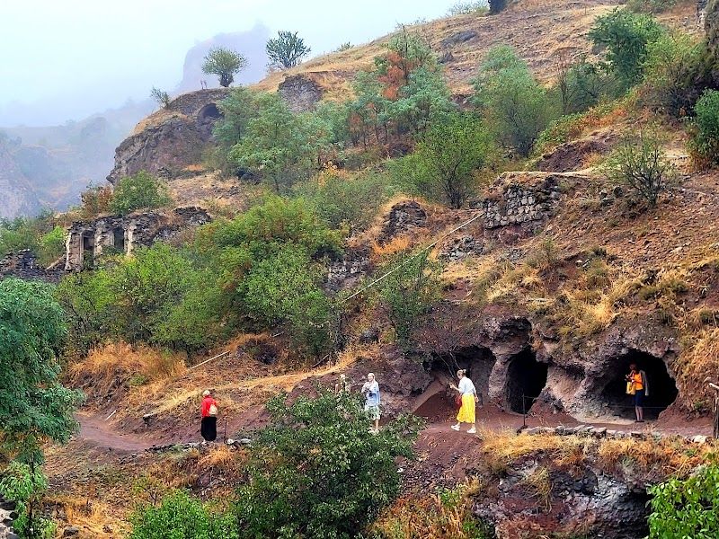 Old Khndzoresk Cave Village and Swinging Bridge