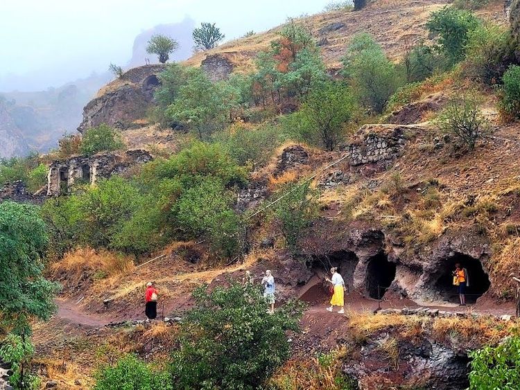 Old Khndzoresk Cave Village and Swinging Bridge - Khndzoresk - Armenia