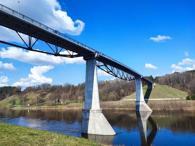 White Rose Bridge (Alytaus Pėsčiųjų tiltas) - Alytus - Lithuania