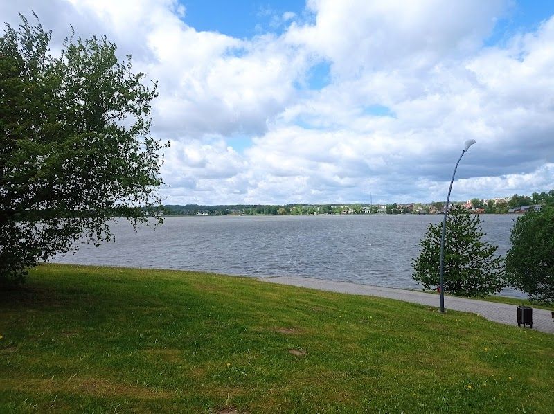 Walk around Lake Mastis and enjoy the lakeside park