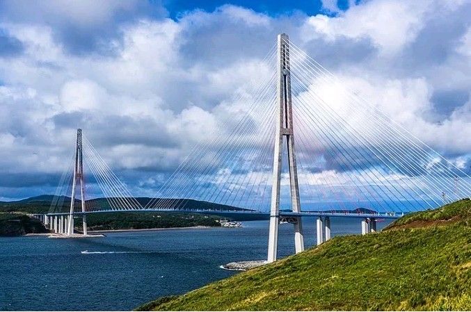 Russky Island and Russky Bridge